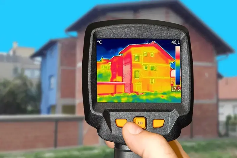 Infrared thermal imaging for energy audit